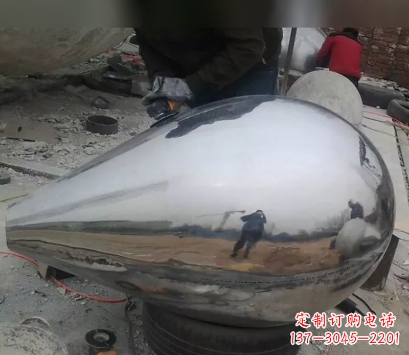 贵阳水滴不锈钢商场雕塑