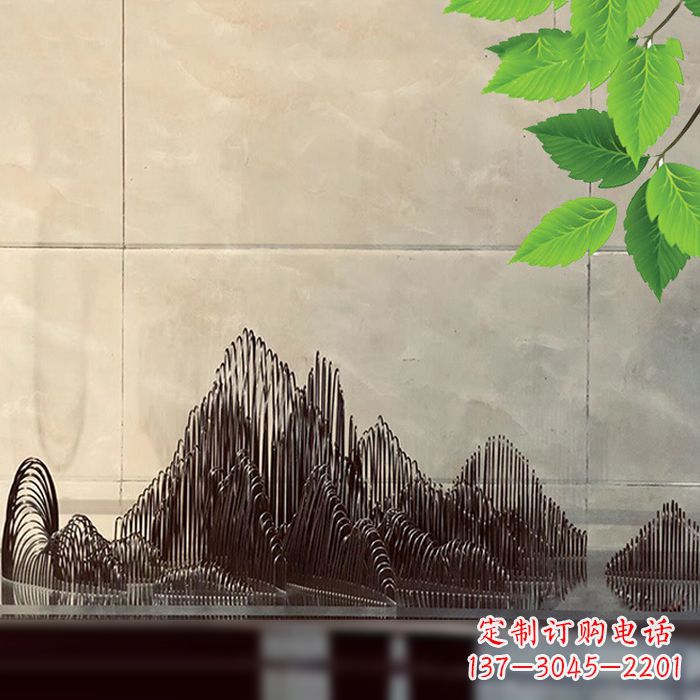 贵阳水景水池不锈钢假山雕塑