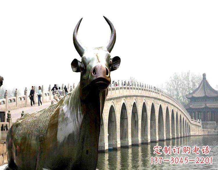 贵阳水牛铜雕景观