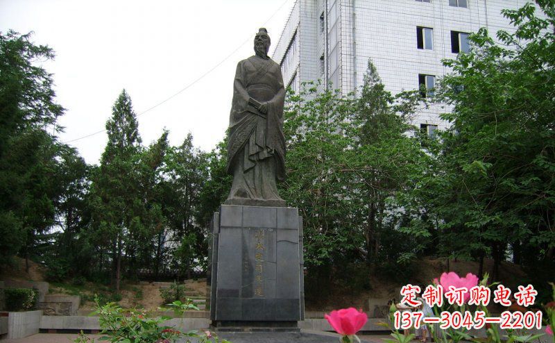 贵阳司马迁古代名人铜雕