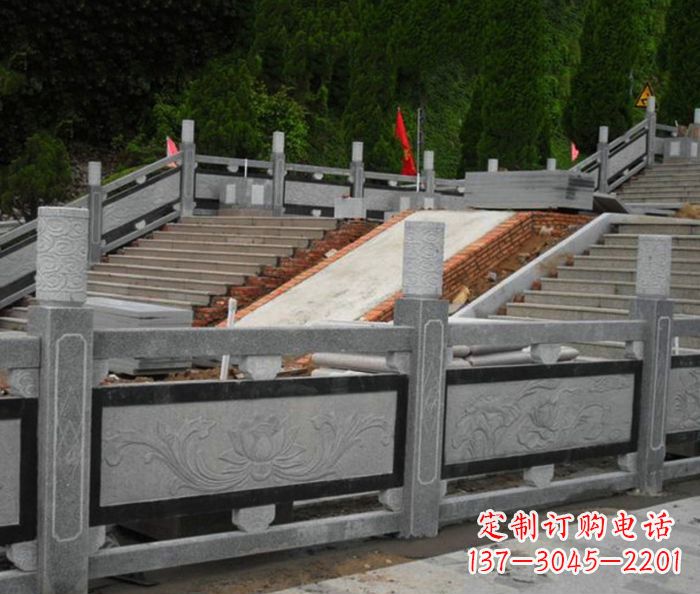 贵阳寺庙景观仿古石栏板 (2)