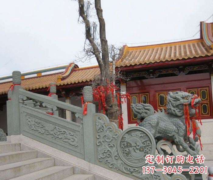 贵阳寺庙景观仿古石栏板