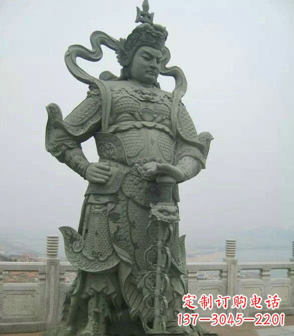 贵阳寺庙韦陀菩萨石雕