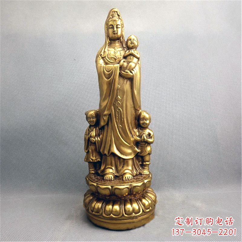 贵阳送子观音纯铜雕塑
