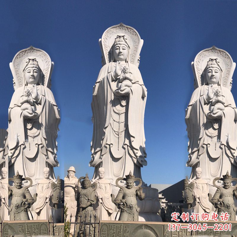 贵阳送子观音大型石雕塑
