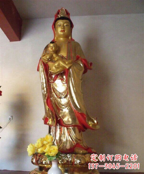 贵阳送子观音铜雕 (2)