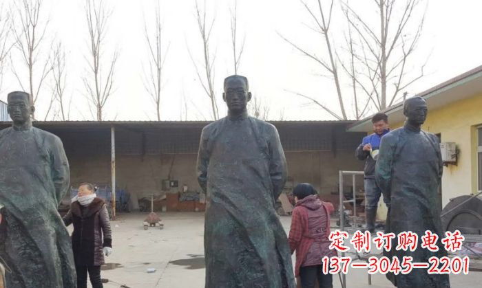 贵阳陶行知人物铜雕 (3)
