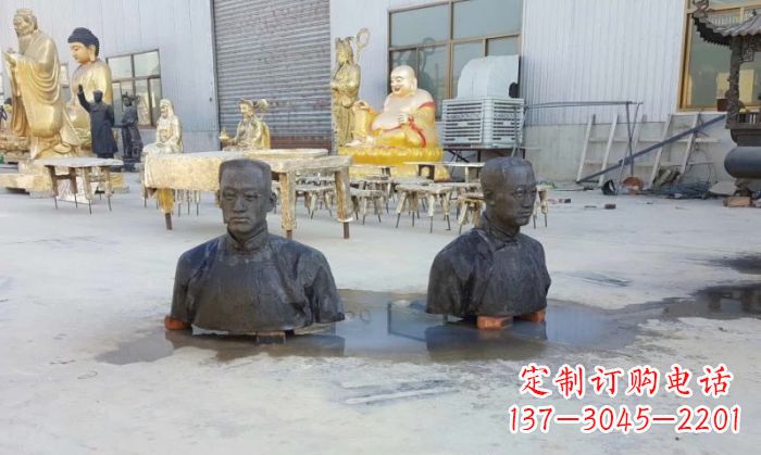 贵阳陶行知半身像铜雕
