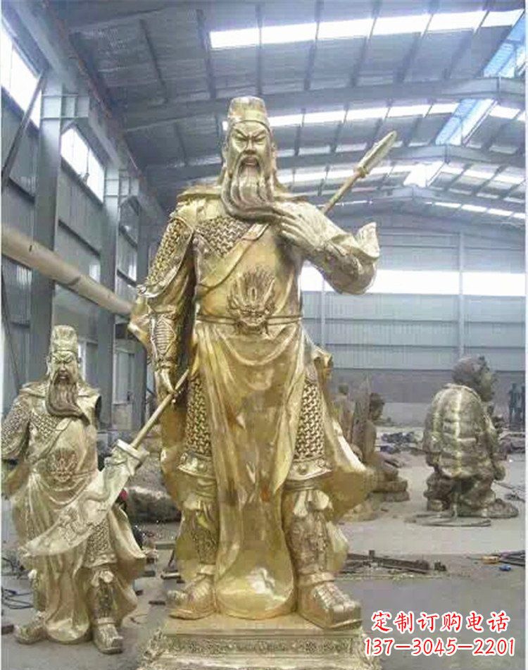 贵阳提刀关公武财神雕塑
