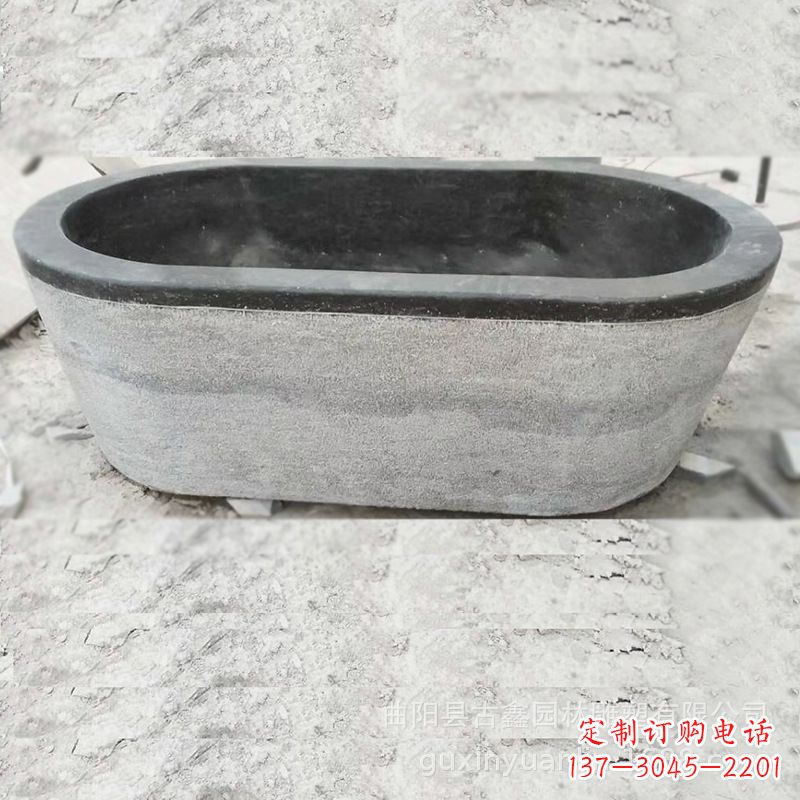 贵阳庭院养鱼石雕水槽
