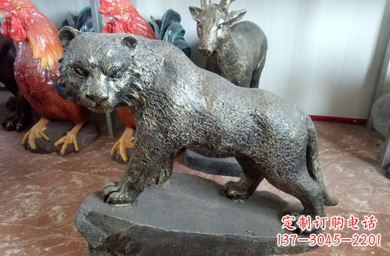 贵阳铜雕豹子雕塑
