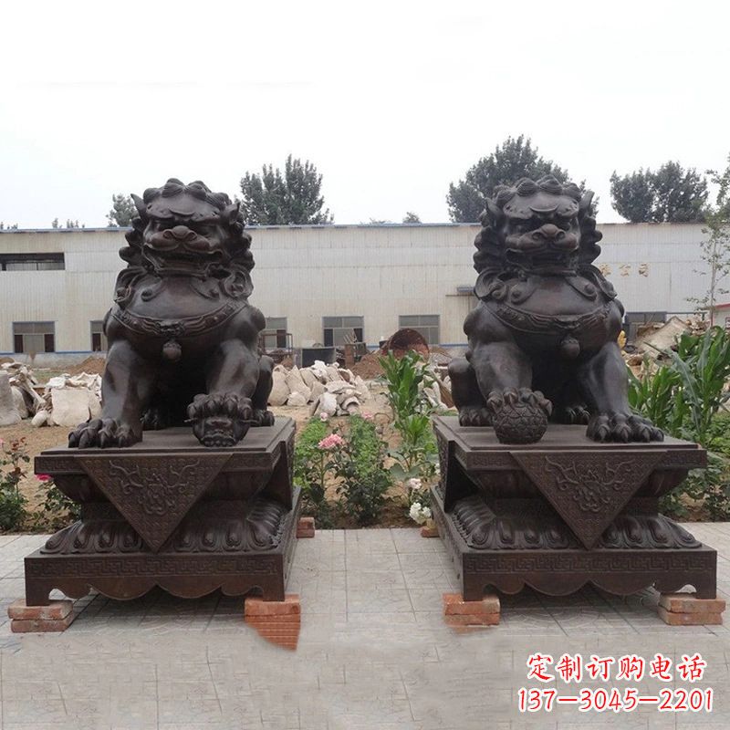 贵阳铜雕北京狮子