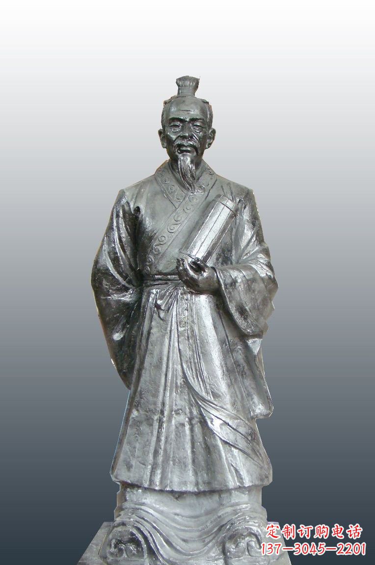 贵阳铜雕扁鹊古代名医雕塑
