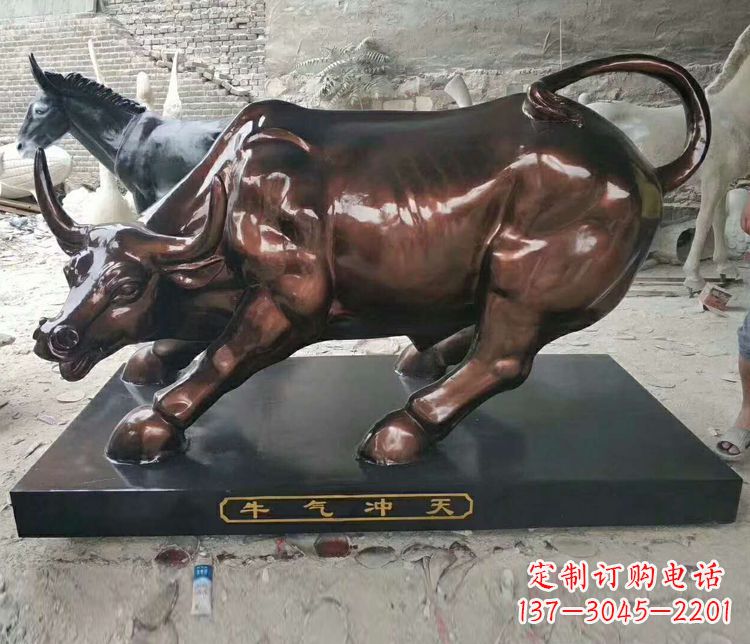 贵阳铜雕城市牛气冲天