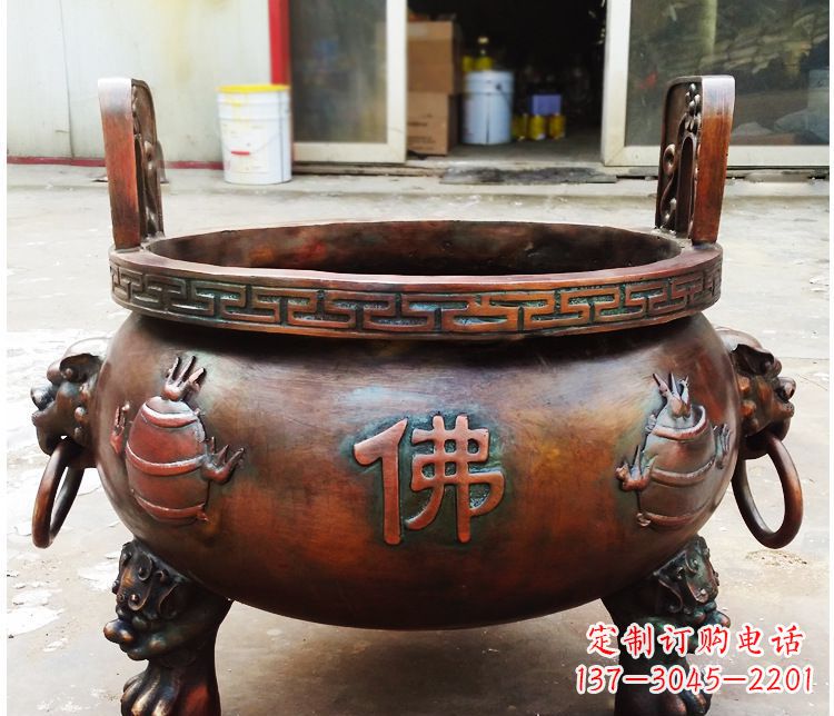 贵阳铜雕祠堂景观香炉