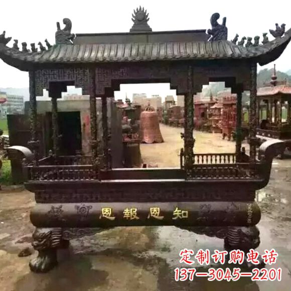 贵阳铜雕纯铜香炉