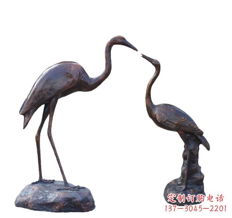 贵阳铜雕动物仙鹤