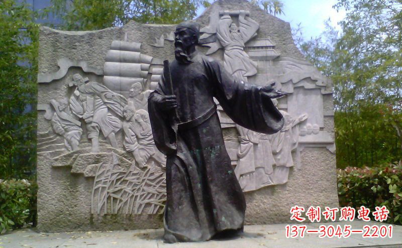 贵阳铜雕古代名人雕塑