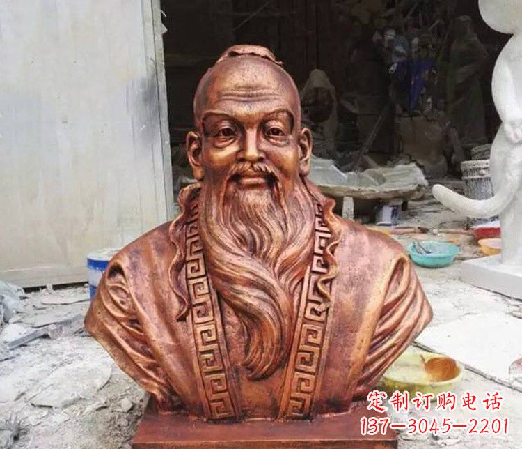 贵阳铜雕古代孙思邈人物雕塑