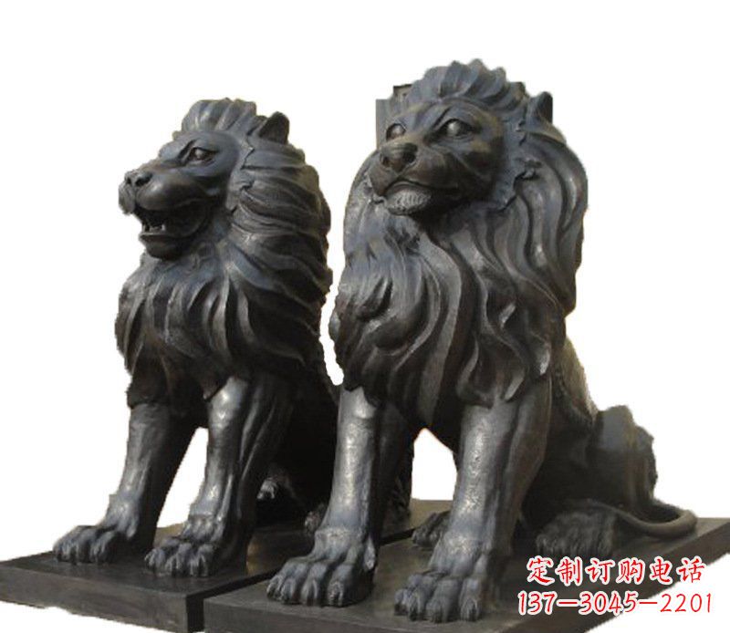 贵阳铜雕古代神兽狮子雕塑