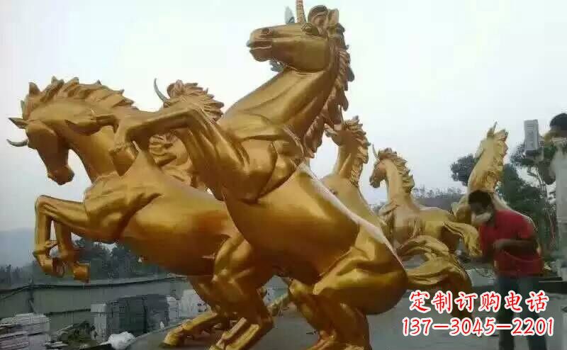 贵阳铜雕广场飞马雕塑