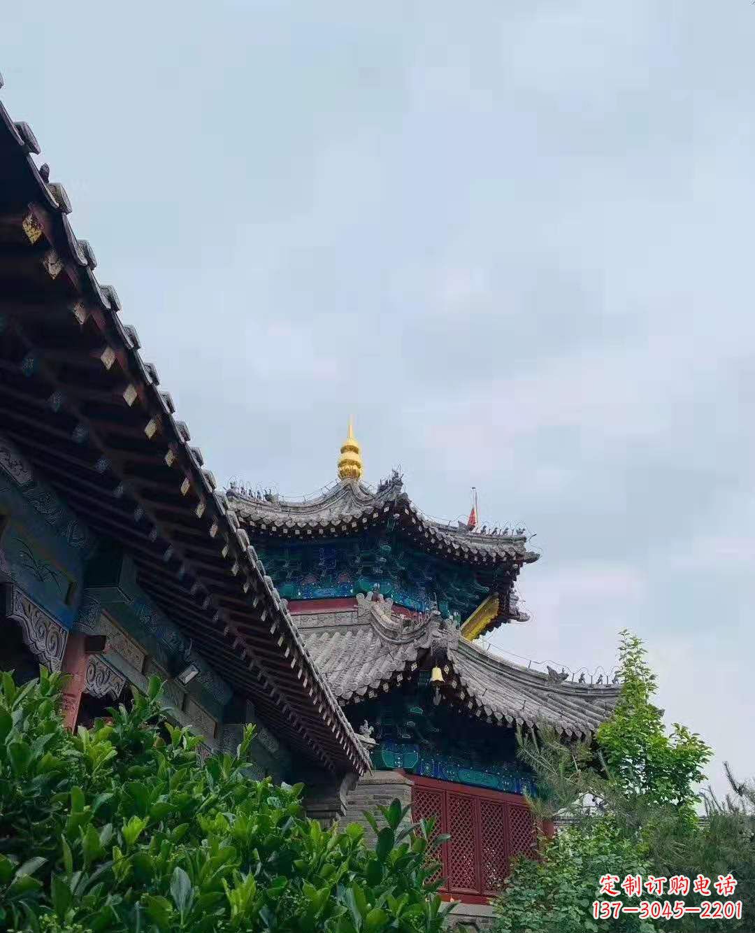 贵阳铜雕葫芦塔顶寺庙摆件
