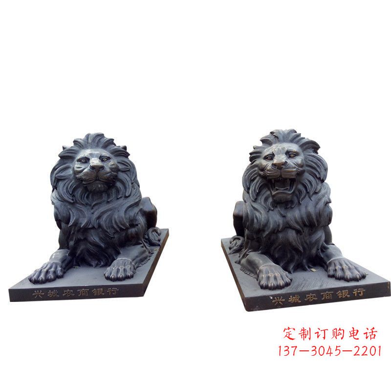贵阳铜雕汇丰狮子 (2)