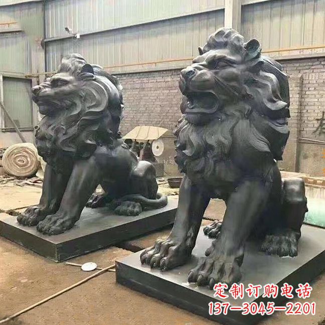 贵阳铜雕汇丰狮子