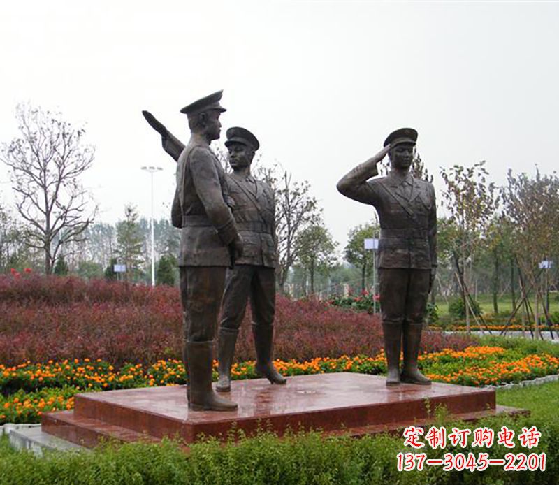 贵阳铜雕警察铜雕