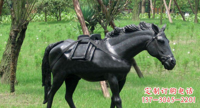 贵阳铜雕马公园动物雕塑 (2)