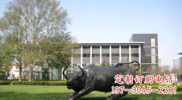 贵阳铜雕牛公园动物雕塑 (2)