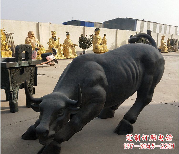 贵阳铜雕牛广场动物景观摆件 (6)