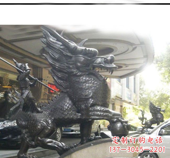 贵阳铜雕麒麟公司门口神兽雕塑