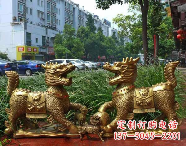 贵阳铜雕麒麟神兽