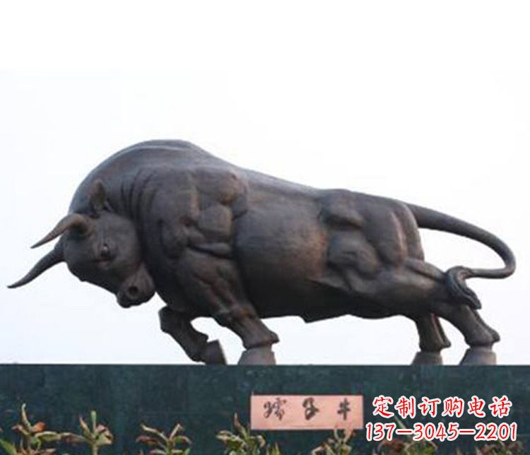 贵阳铜雕孺子牛动物雕塑