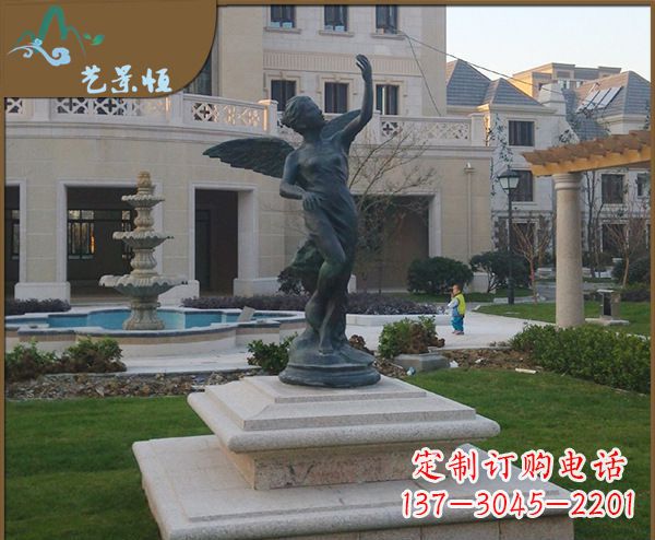 贵阳铜雕西方天使人物雕塑1