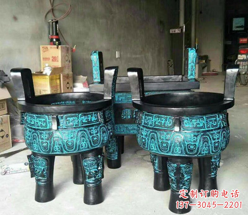 贵阳铜雕香炉寺庙香炉雕塑