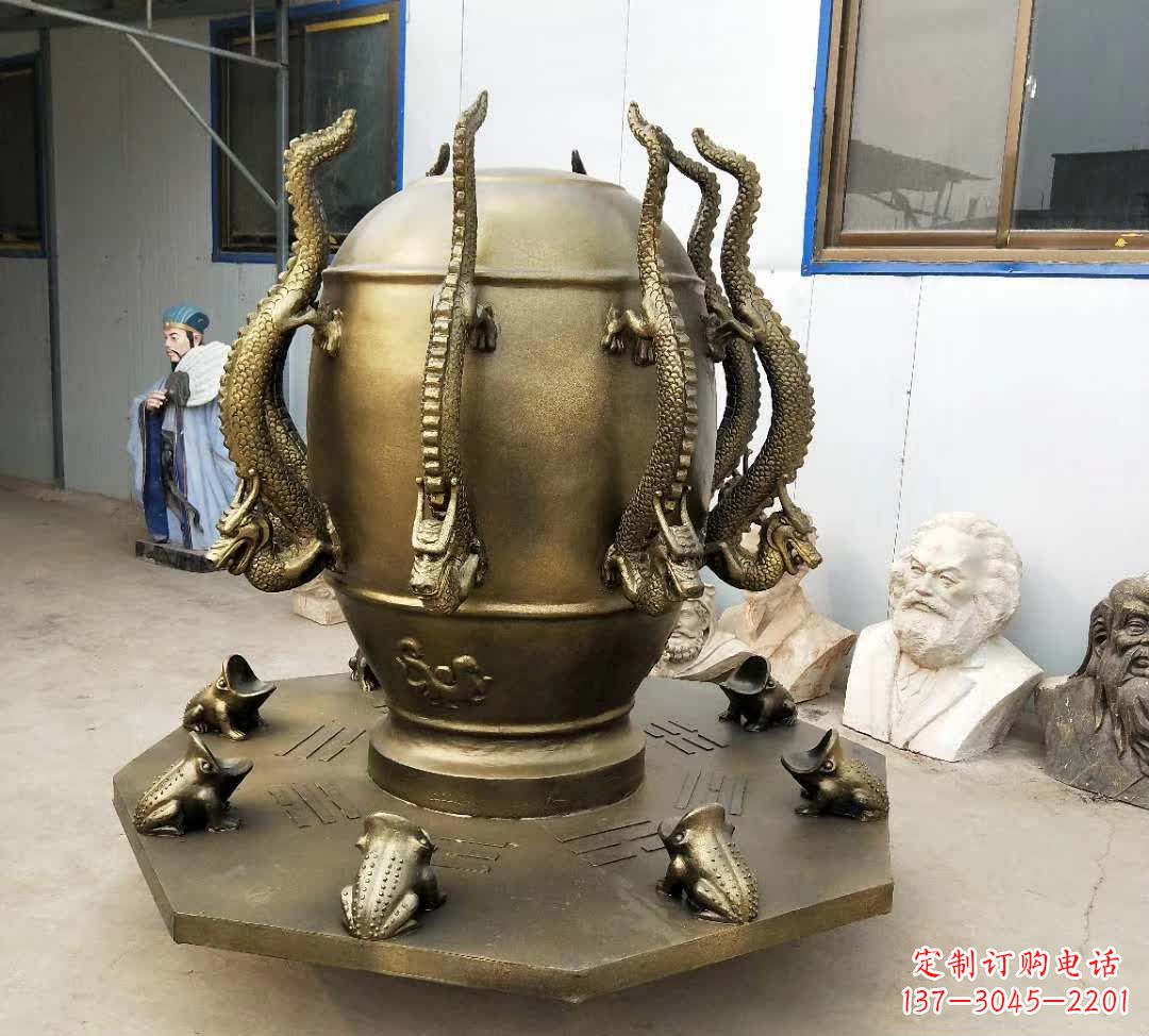 贵阳铜雕校园景观地动仪