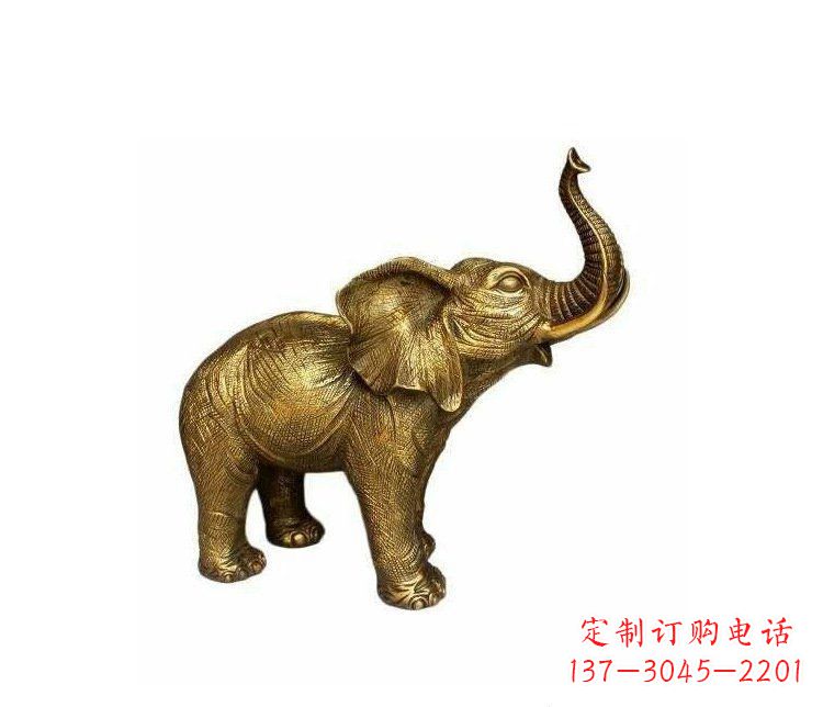 贵阳铜雕园林动物小象雕塑