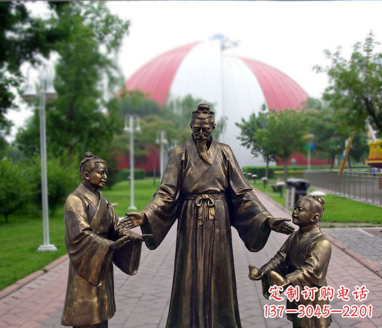 贵阳铜雕园林孔融让梨