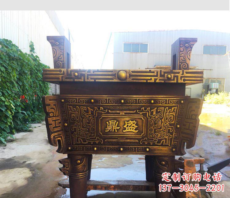 贵阳铜雕招财鼎盛香炉