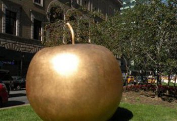 贵阳苹果城市景观铜雕