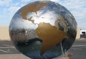贵阳国际化地球喷泉雕塑