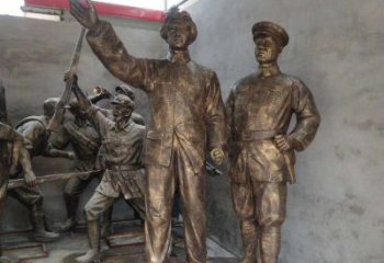 贵阳青年时期毛主席铜雕，纪念未来的英雄