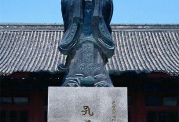 贵阳传承古代文化——青铜孔子雕塑
