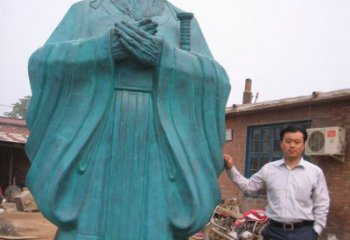 贵阳来自中国历史的经典孔子雕塑