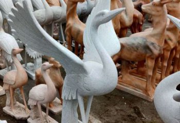 贵阳丹顶鹤雕塑，令您汲取自然之美