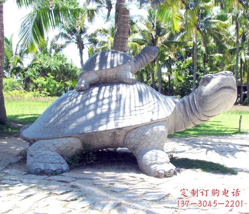 贵阳乌龟母子石雕