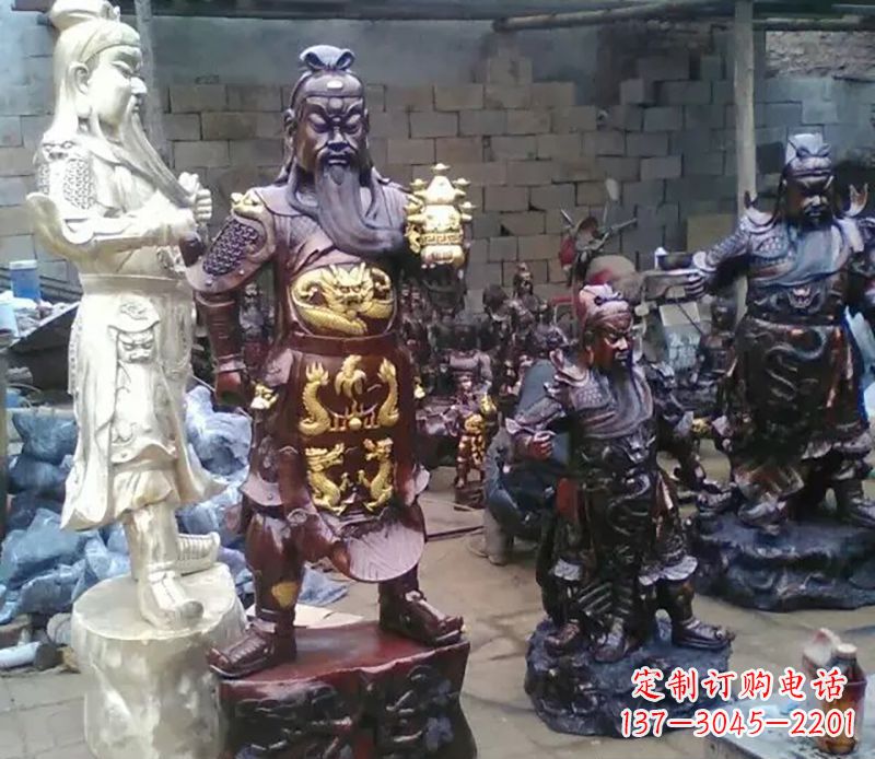 贵阳武财神提刀关公铜雕
