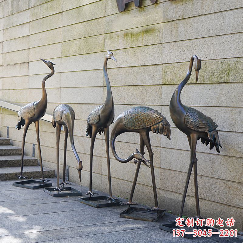 贵阳仙鹤不锈钢雕塑